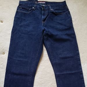 Tommy Hilfiger straight dark blue jeans 34x30